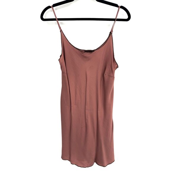 CP SHADES Milla Mauve Spaghetti Strap Silk Slip Tank Top Blouse Size M Medium - Picture 1 of 7
